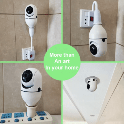 Various home security camera installations.