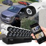 Surveillance camera system and mobile app monitoring.