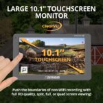Touchscreen monitor with 10.1-inch display.