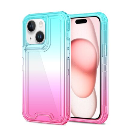 Gradient phone case with dual-camera design.