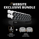 Security camera system bundle with bonuses.