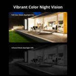 House showing color and infrared night vision.
