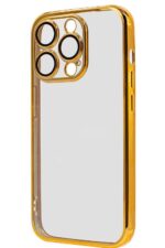 Golden phone case with camera cutouts.