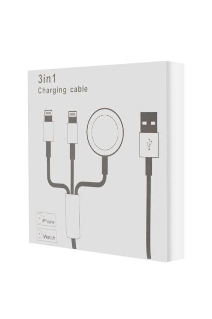 3-in-1 charging cable packaging box.
