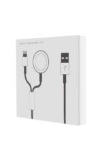 Magnetic charging cable packaging, 2m length.
