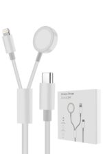 Two-in-one charging cable with packaging.