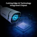 Security camera with integrated AI chipset.
