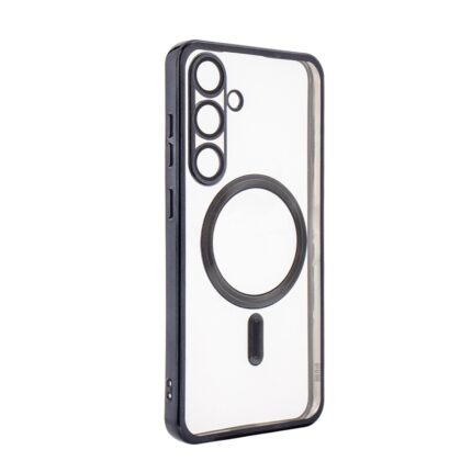 Magnetic Wireless Charging TPU Bumper Case For SAMSUNG S24 Plus In Black