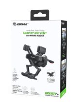 Car phone holder in retail packaging box.