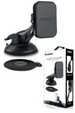 Magnetic car phone holder with packaging.