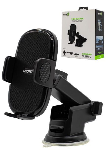 Car phone holder with packaging box.