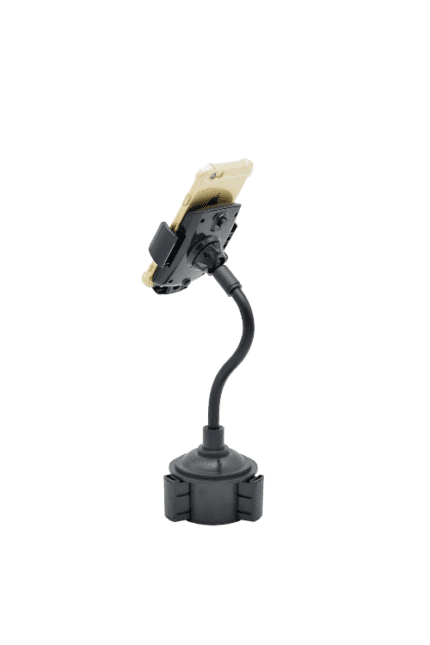 Flexible smartphone holder with adjustable stand.