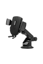 Black adjustable car phone mount holder.