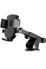 Black adjustable car phone mount holder.