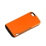 Orange and black smartphone case with a sleek design.