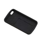 Black phone case with card holder slot.