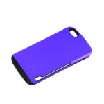 Purple and black smartphone case with a sleek design.