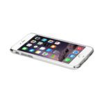 White smartphone displaying colorful app icons on screen.