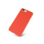 Sleek red phone case with a smooth matte finish.