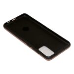 Black smartphone case with a camera cutout, isolated on white.
