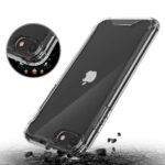 Clear protective phone case with reinforced edges on a smartphone.