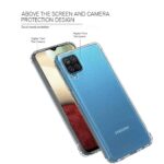 Clear protective phone case showing screen and camera coverage.