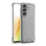 Clear protective phone case showcasing a smartphone with a vibrant screen.