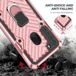 Durable pink phone case with anti-shock and anti-fall protection.