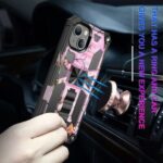 Person using a phone holder to watch a video while driving.