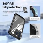 360° full fall protection phone case with reinforced corners and shock absorption.