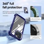 360° full fall protection phone case with a strong frame and precise button coverage.