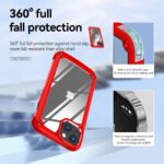 360° full fall protection phone case with raised edges and shock absorption.