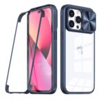 Sleek phone case with a camera protector and clear back.